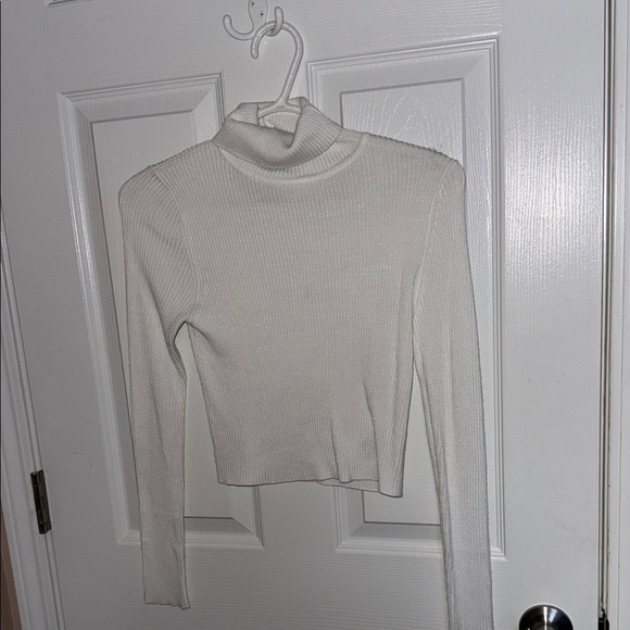 Fashion Nova Tops - Off White Turtleneck Top
